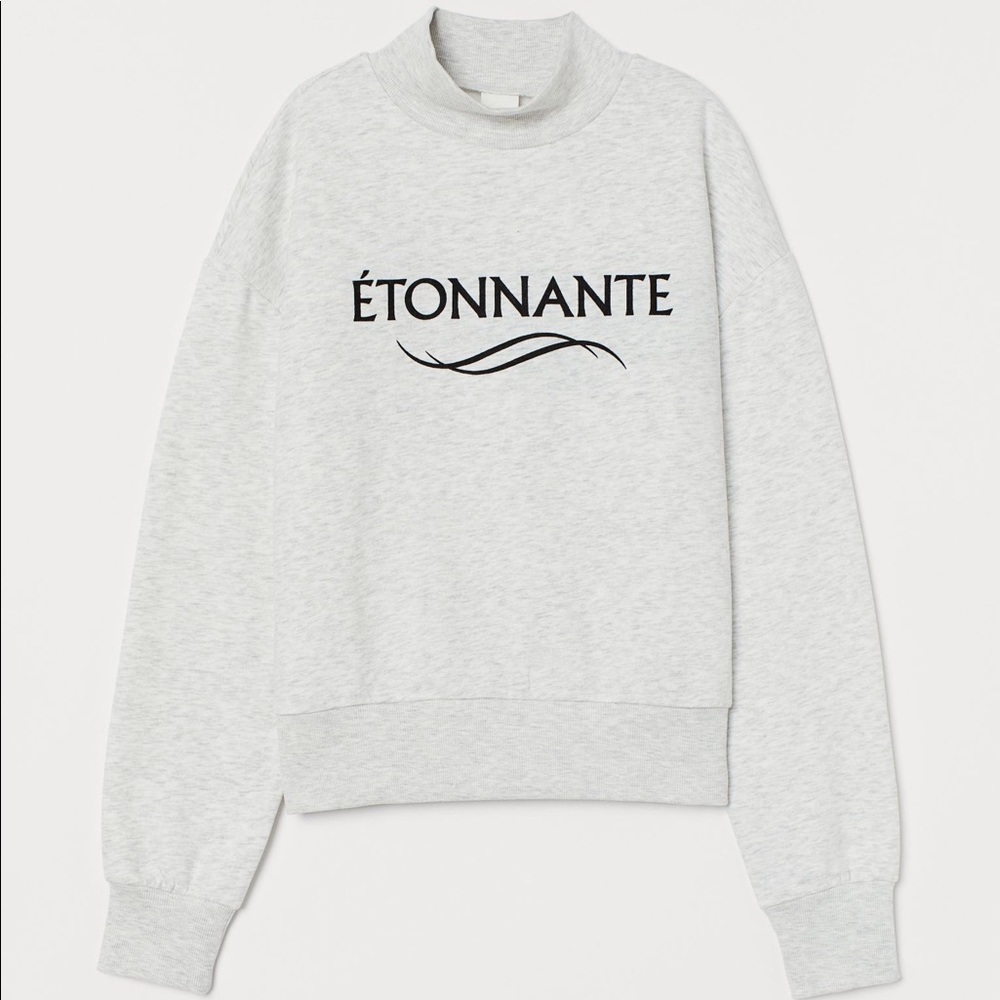 Etonnante Mock Neck Sweatshirt